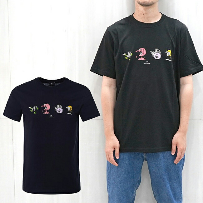 楽天市場 Paul Smith Tシャツ Ps Paul Smith ポールスミス メンズ半袖tシャツ Black M2r 011r Gp2942 キャネットショップ 楽天市場店