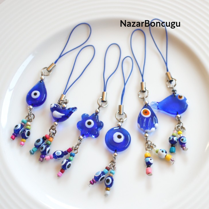 楽天市場】ナザルボンジュウ 2.5cm マグネット 1個 ガラス 青い目玉の