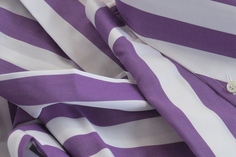 ★イタリア共和国プルオーバー DANROMA ドゥエボットーニ SPORTIVO \u003cBR\u003e\u003cBR\u003e★ESCLUSIVE 484  RIGA POPLIN VIOLA\u003cBR\u003e\u003cBR\u003e トップス-メンズファッション-ワイシャツ