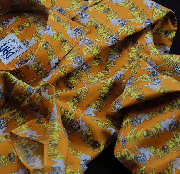 ★FACEBOOK53_C サファリ limited edition in cotton voile ★LIMITED EDITION SU MISURA 少数限定品です|イタリアの香りを!DANROMA