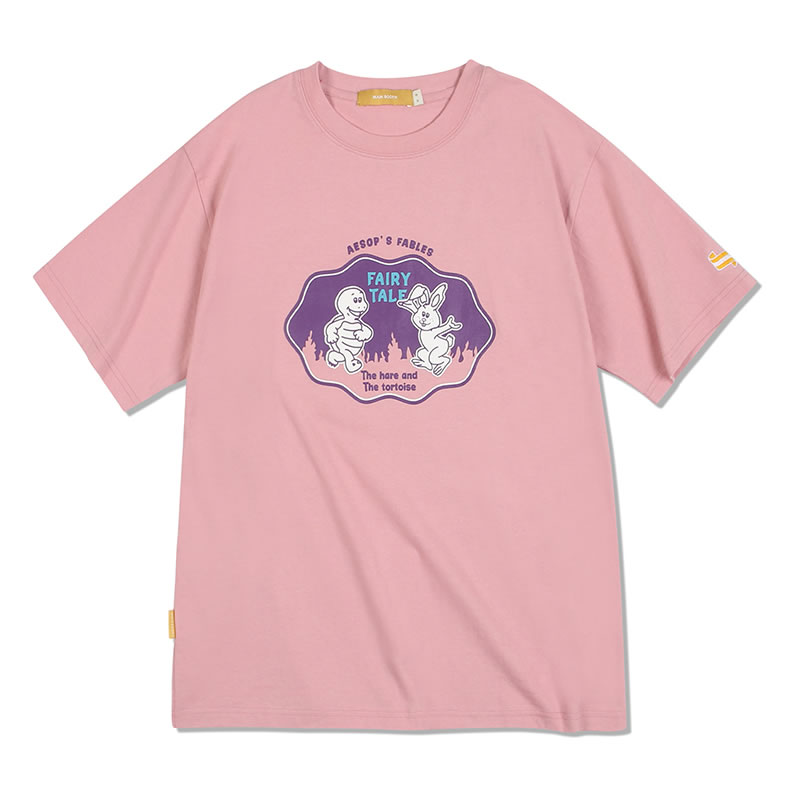 楽天市場 メール便対応 Main Booth メインブース ペア Tシャツ カップル 半袖 ロゴ かわいい おそろ 韓国 ファッション ブランド オルチャンファッション 韓国服 プチプラスクールガール ジャンダーレス 韓国ファッション Shoowtime