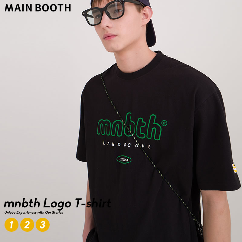 楽天市場 メール便対応 Main Booth メインブース ペア Tシャツ 半袖 おそろ カップル ペアルック ロゴ 韓国 ファッション ブランド オルチャンファッション 韓国服 プチプラ 韓国ファッション Shoowtime