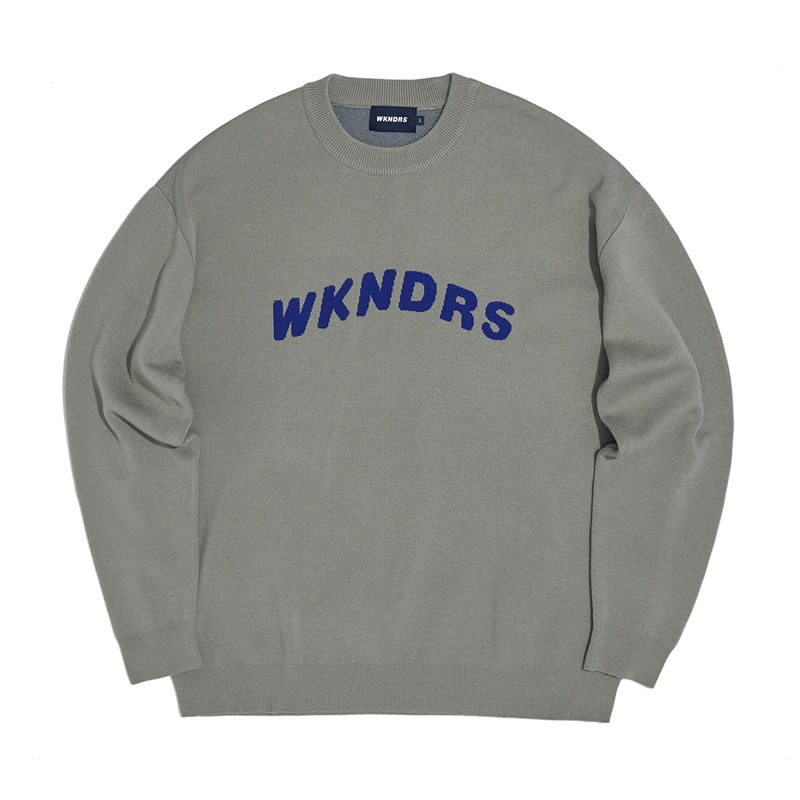 楽天市場 Wkndrs ウィークエンダーズ セーター メンズ トップス クルーネック ニット ウェーブ ロゴ 秋冬 韓国 ファッション ブランド ストリート オルチャンファッション 韓国服 デイリーコーデ Korea 韓国ファッション Shoowtime