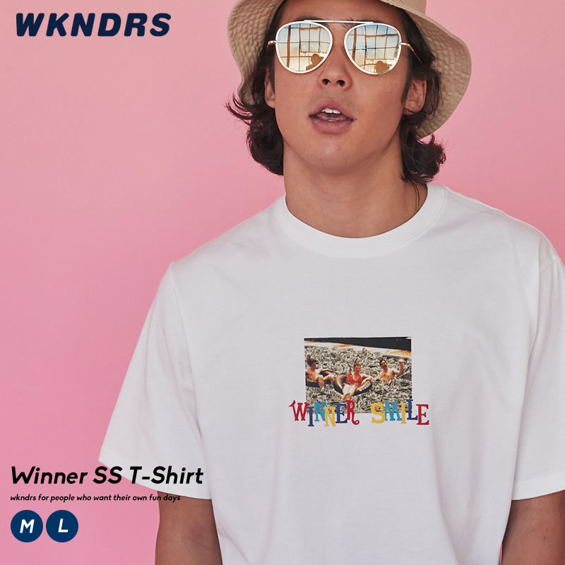 楽天市場 メール便対応 Wkndrs ウィークエンダーズ メンズ Tシャツ 半袖 綿100 コットン100 イラスト ラスベガス 春 夏 韓国 ファッション ブランド ストリート オルチャンファッション 韓国服 デイリーコーデ Korea 韓国ファッション Shoowtime