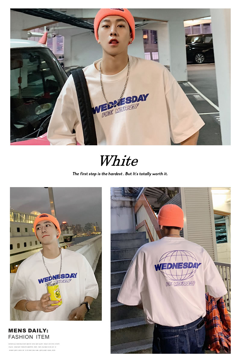 楽天市場 6 8再販 メール便対応 韓国 ファッション メンズ Tシャツ ビッグシルエット カットソー ビッグtシャツ 半袖 春 夏 プリント おしゃれ オルチャンファッション コットン 韓国服 テレワーク おうちコーデ 韓国ファッション Shoowtime