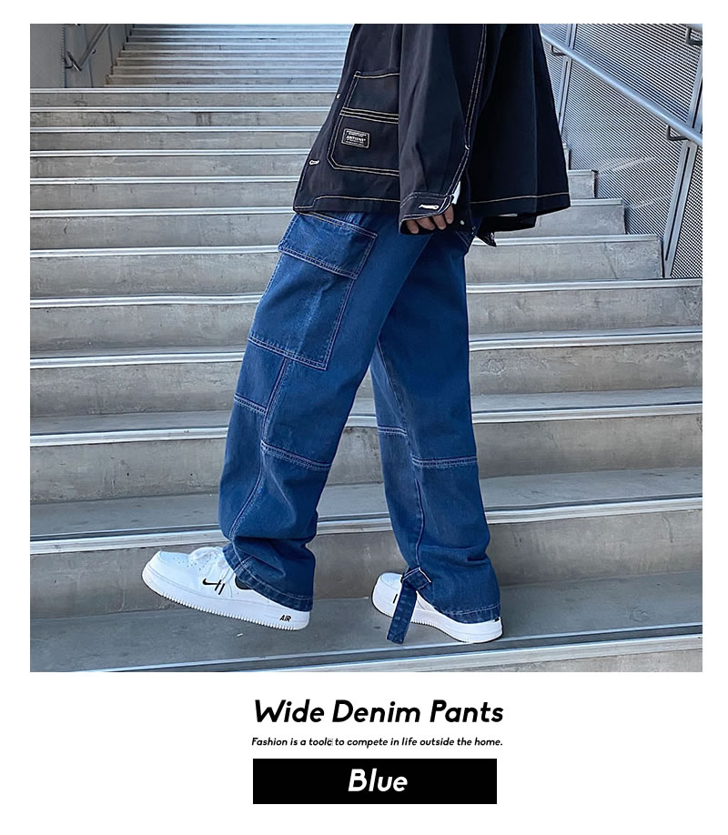 楽天市場 ワイドパンツ メンズ ゆったり 太め ジーンズ ペインターパンツ デニム 韓国 ストリート ファッション ズボン ボトムス おしゃれ オルチャンファッション 韓国服 デイリーコーデ ジェンダーレス Korea 韓国ファッション Shoowtime