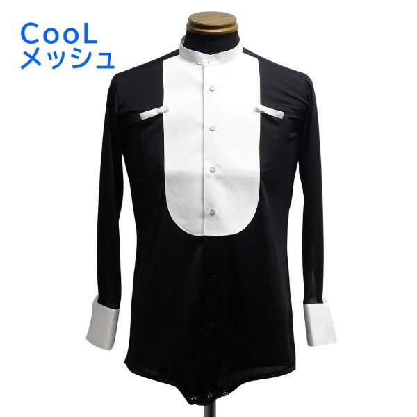 社交ダンス★新品★メンズシャツ★ラテン★イカ胸★黒M 楽天市場】【新入荷】ユーマール ウルトラストレッチイカ胸