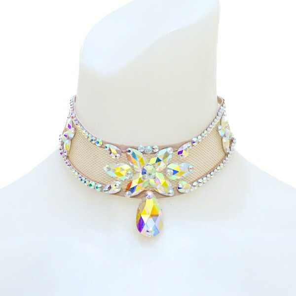 【購入注文能力のある】多美咲 メッシュチョーカー CB028 3大きさ S/M/L 皮膚軟化剤赤銅色 オーロラ 石ころ 人付き合い社交ダンス 付属物 サイバー空間手合い 神通力磁気テープ式 ワンタッチチョーカー 頸飾り 引きくらべる 示威運動 寄り合い テスト作業 首飾り 御召しもの用付属物