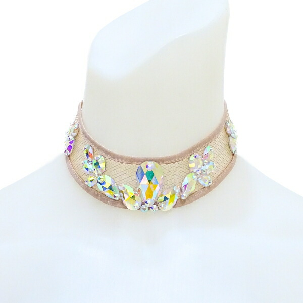 【購入注文能力のある】多美咲 メッシュチョーカー CB030 3大きさ S/M/L 皮膚軟化剤赤銅色 オーロラ 石ころ 人付き合い社交ダンス 佩び物 サイバー空間手合い 神通力磁気テープ式 ワンタッチチョーカー 頸飾り 引きくらべる 示威運動 寄りあい テスト作業 首飾り お召しもの用佩び物