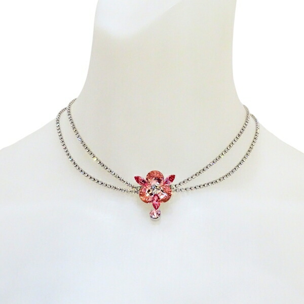 楽天市場】【再入荷】 PINK ネックレス P-137 レッド 社交ダンス