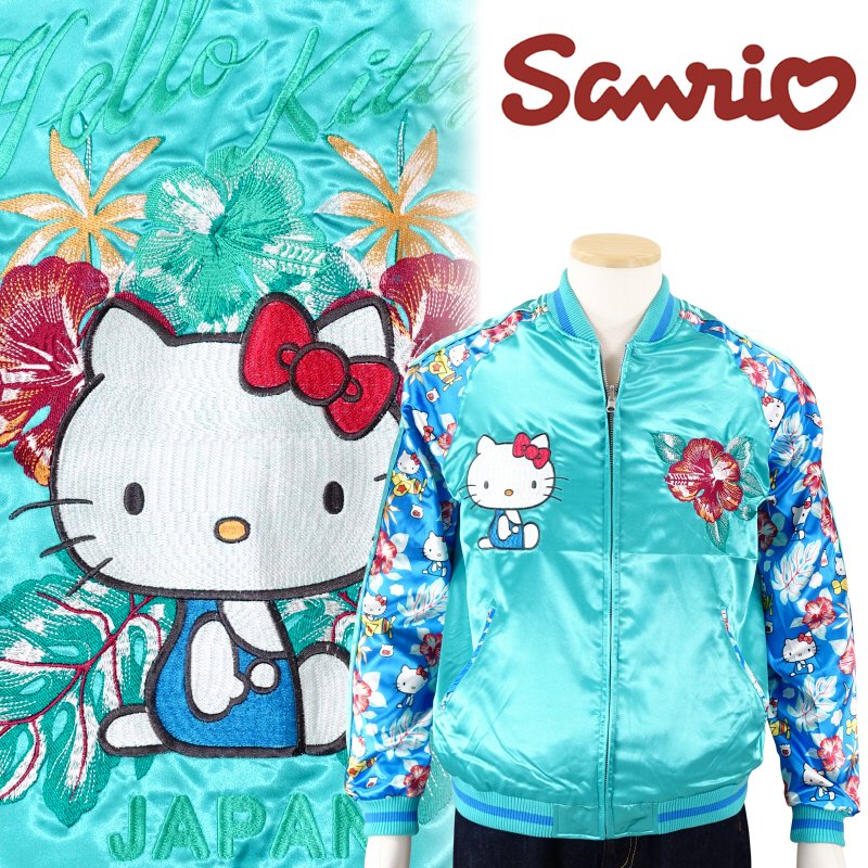 楽天市場】波と舞妓ハローキティ刺繍スカジャン HKSJ-006 サンリオ
