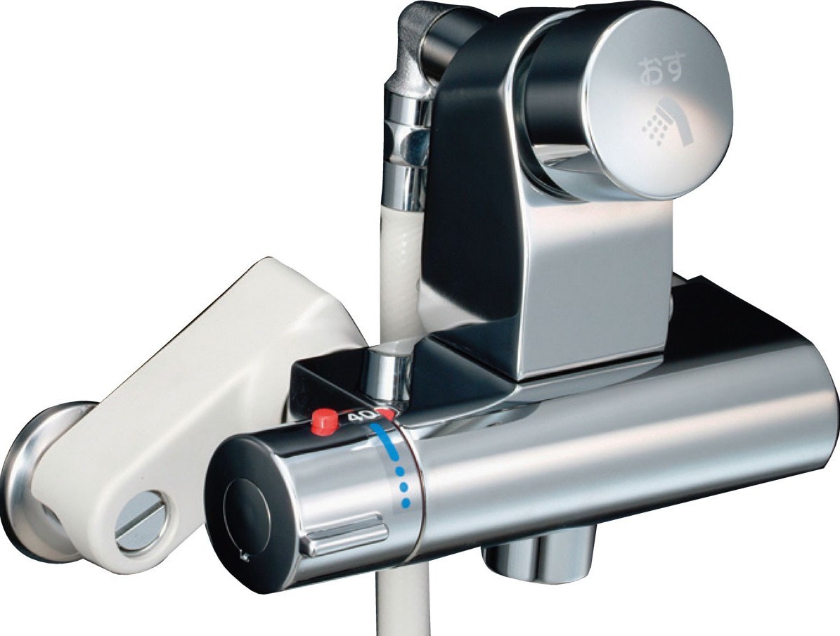 LIXILセルフストップ付サーモスタットシャワーバス水栓 BF-2142TSD LIXIL INAX ヴィラーゴ セルフストップ付洗い場専用サーモスタット