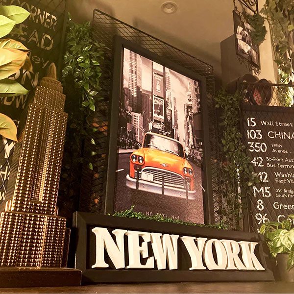 ｢N.Y.C. YELLOWCAB CLASSIC｣キャンバス製アートパネル(額入り) ブルックリン 男前インテリア NEWYORK インダストリアル バスロールサイン MANHATTAN ニューヨークスタイル アメリカンモダン イエローキャブ アメリカンビンテージ DandyLifeSpace