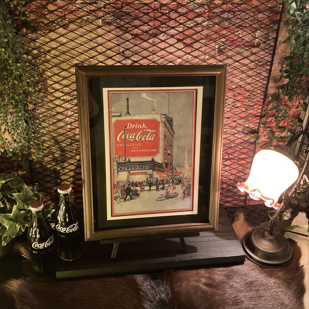 楽天市場】コカ・コーラ - クラシックなヴィンテージウォールプリント