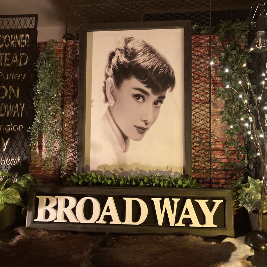 ｢AUDREY HEPBURN｣Type.Gキャンバス製 高級アートパネル!! ブルックリンインテリア 男前インテリア カフェインテリア ヨーロピアンクラシック オードリーヘップバーン AudreyHepburn アメリカンアンティーク DandyLifeSpace