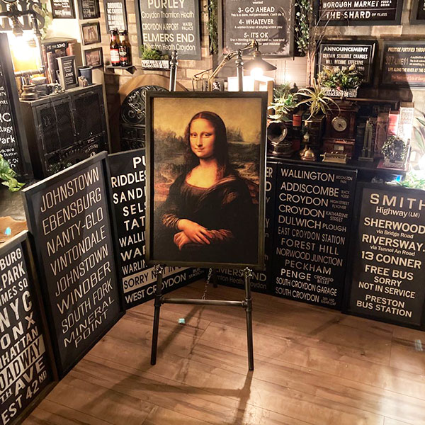 Monna Lisa モナ・リザレプリカアート額縁付き