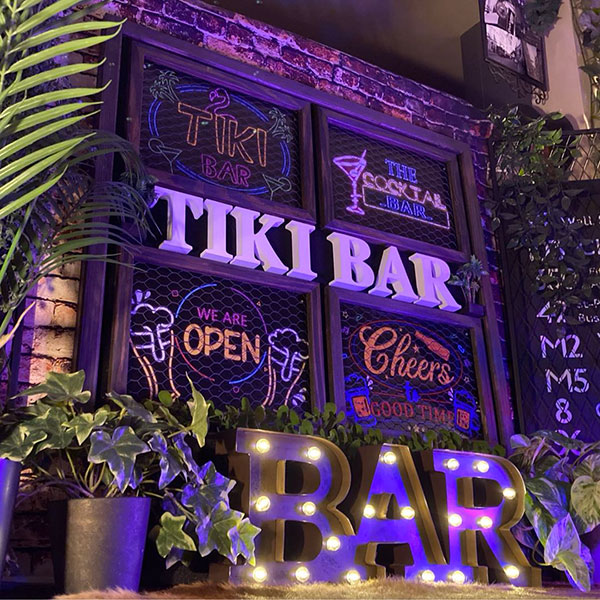 永久保存版!! 「TIKI BAR」!! 立体LOGO&メタル製 超大型アートパネル!! アメリカンビンテージ カフェインテリア LEDパネル BAR アートパネル アメリカンダイナー 店舗什器 店舗展示品 カフェアンドバー アメリカンダイナー オールドアメリカン DandyLifeSpace|Dandy Life Space 店