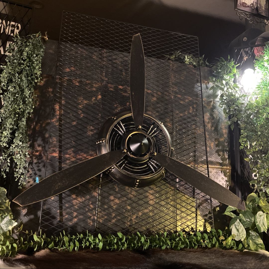 ｢INDUSTRIAL PROPELLER｣錬鉄製ノスタルジックウォールオブジェ PROPELLER 男前インテリア スチームパンク ウォールオブジェ カフェインテリア インダストリアル industrial ヴィンテージ プロペラ ノスタルジック レトロアメリカン 店舗什器 店舗展示品 DandyLifeSpace