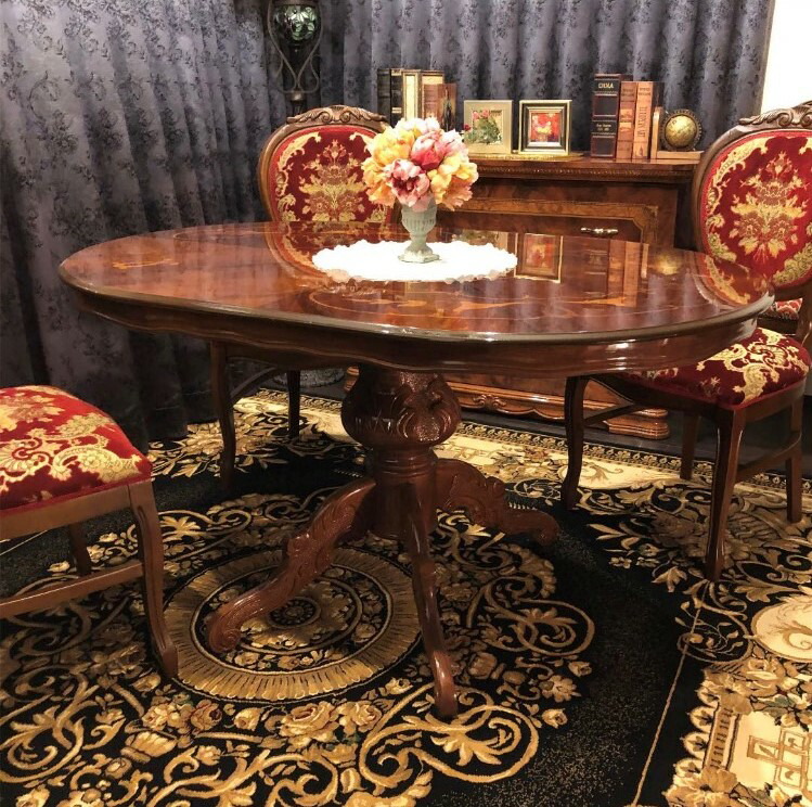 大きい特価 Sale Made In Italy 上等象嵌食事早見 喫茶店ファーニチュア 年寄りのアメリカン アメリカンアンティーク アメリカンクラシック ヨーロピアンインテリア ヨーロピアン雑貨 セレブリティー アンティークファニチャー ダイニングテーブル Dandylifespace