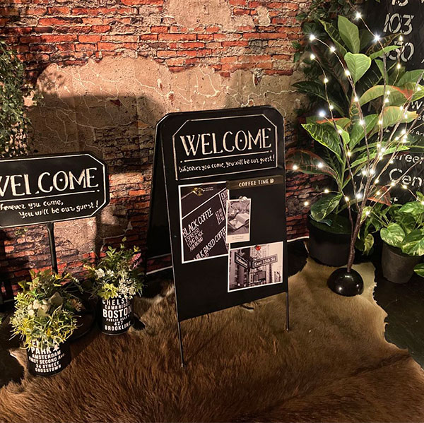 楽天市場】BROOKLYN GARDEN CAFE!! WELCOME SIGN STAND 楽天市場】BROOKLYN GARDEN CAFE!! WELCOME SIGN STAND