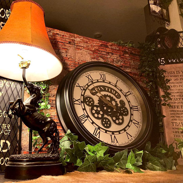 ｢INDUSTRIAL CLASSIC｣!! 超大型 御前上等GEAR CLOCK!! 男前室内装飾 インダストリアル室内装飾 インダストリアル時辰儀 歯車時辰儀 アンティーク時辰儀 古典派音楽時辰儀 金属元素時辰儀 ギヤー時辰儀 水蒸気張りさける ミッドセンチュリー DandyLifeSpace