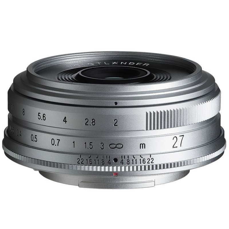 【新品】 Voigtlander ULTRON 27mm F2 X-mount(フジフイルムX用) シルバー 4530076234055|Dandyストア