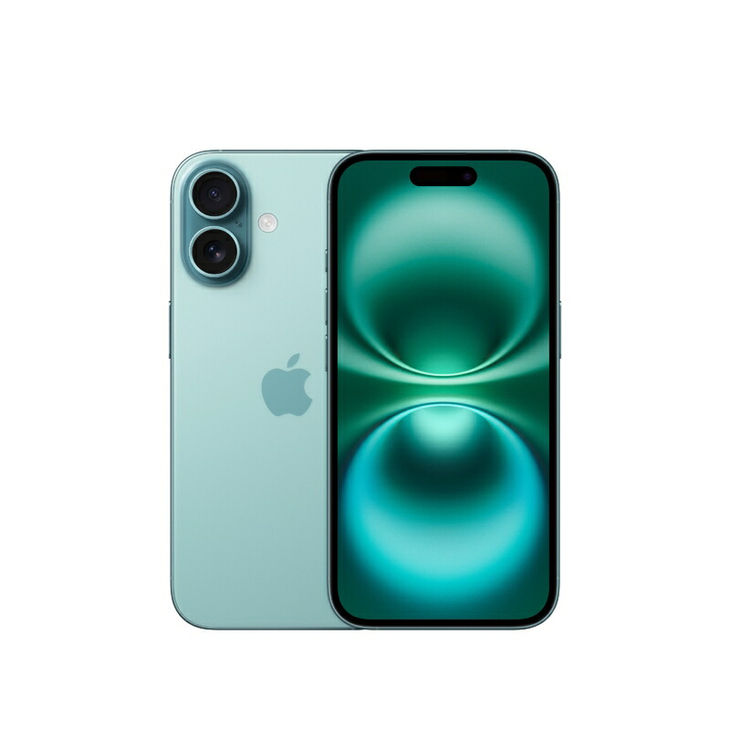 楽天市場】[新品未開封] Apple iPhone16 128GB ティール 緑 MYDV3J/A