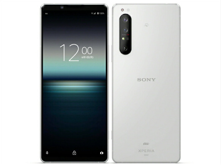 新着商品 Simフリーxperia1 ソニーauホワイト Simロック解除済スマホ携帯本体 スマートフォン本体 Slcp Lk