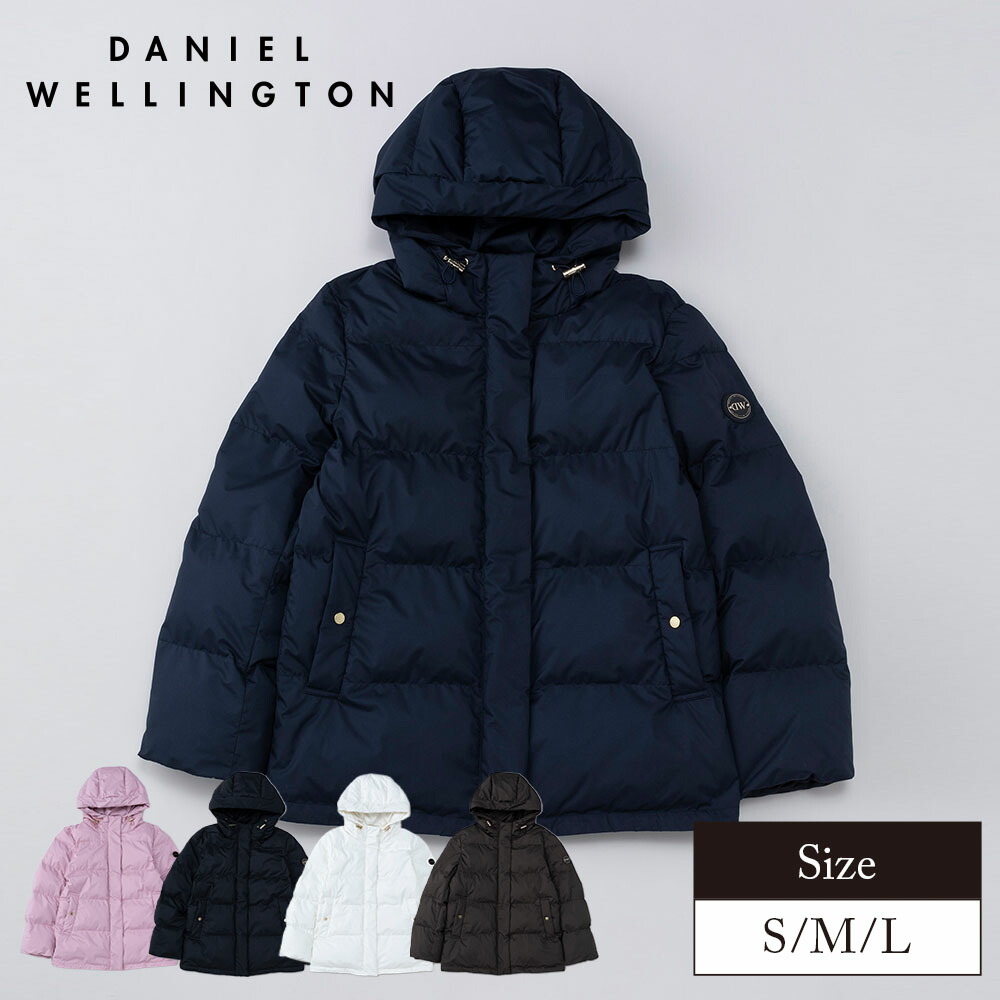 【堅苦しさ】 ダニエルウェリントン フーデッドパデッドジャケット Daniel Wellington 上衣 アウター フーディ 厚地の外套 撥水 レディース ブランド名 DW 亭主もち 意中の女 妻 差し上げ物 生まれ落ちる日 流行り物