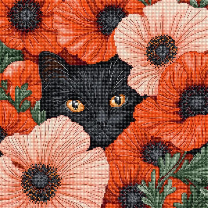 LETISTITCH クロスステッチ刺繍キット レティスティッチ【Poppy Eyes】お取り寄せ商品/納期30～90日程度｜ダーニッシュエンブロイダリー