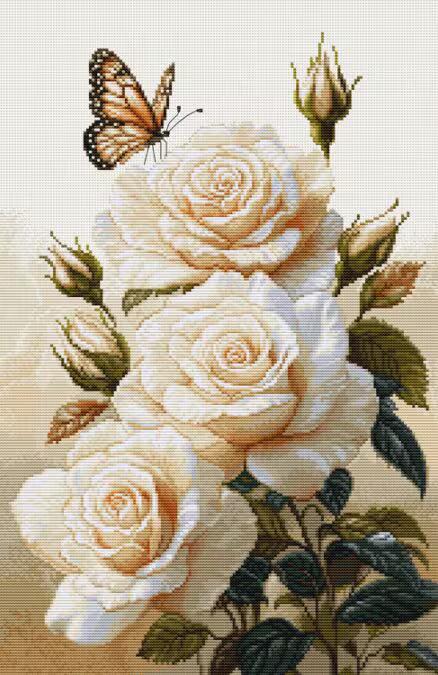 Luca-S はりつけ台編み目刺しゅう一揃いの道具 ルーカス 【The Scent of Roses】お取り寄せ商いもの/納期30～90日度合い