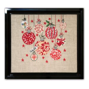【Acufactum】クロスステッチ 刺繍キット ドイツ製 V&H社のドイツ製花糸使用 リネン生地 日本語説明書付き 輸入刺繍キット クリスマスボール｜ダーニッシュエンブロイダリー 8,345円