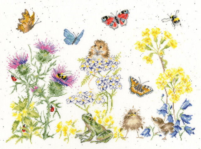 Bothy Threadsクロスステッチ 刺繍キット 【Wildflower Memories / 野花の思い出】 イギリス｜ダーニッシュエンブロイダリー