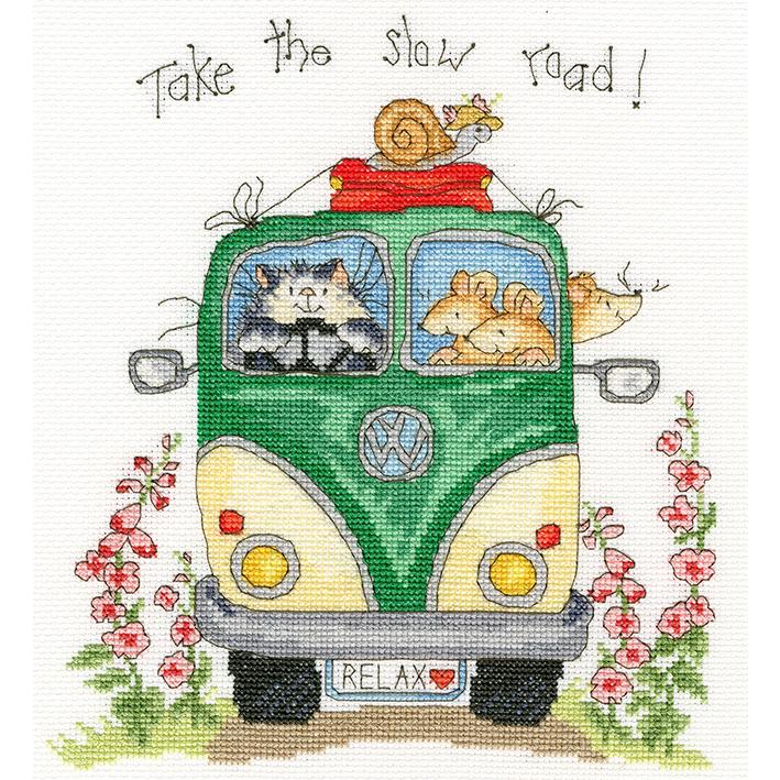 Bothy Threads クロスステッチ刺繍キット 【Take The Slow Road】 ボシースレッズ