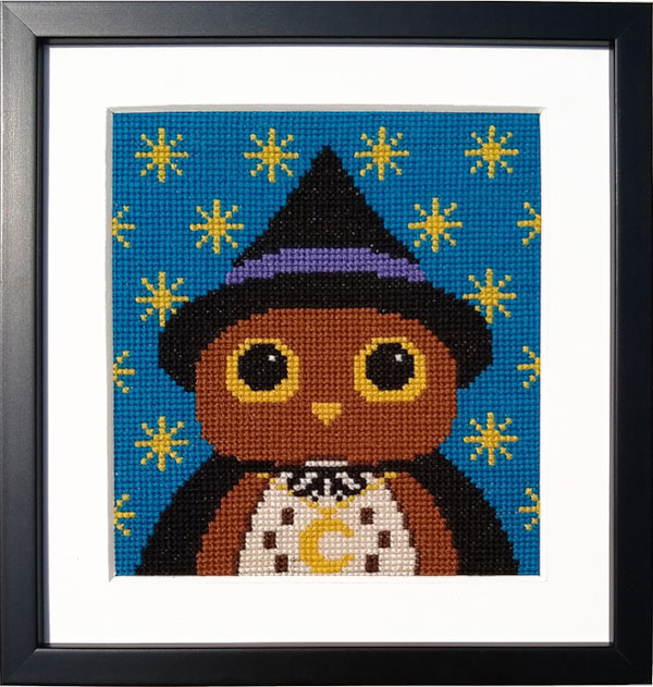 uglen ulrikke / the owl Ulrikke / フクロウのUlrikke/ ☆おしゃれなウール糸刺繍