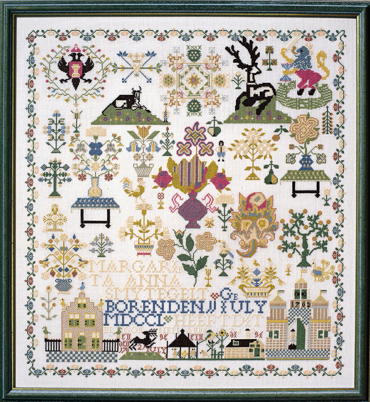 北欧Permin of Copenhagen【 ゼーラント1763 】 クロスステッチ 刺繍 キット デンマーク ペルミン 中級者から上級者向き