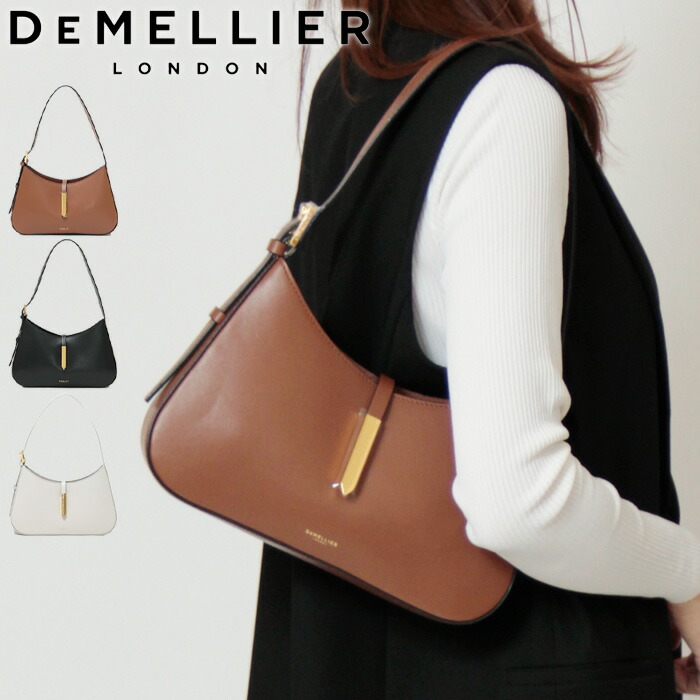 【DEMELLIER】 エンボスレザー ショルダーバッグ☆関税込 DeMellier Tokyo レザー ショルダーバッグ | ブラック | FARFETCH JP