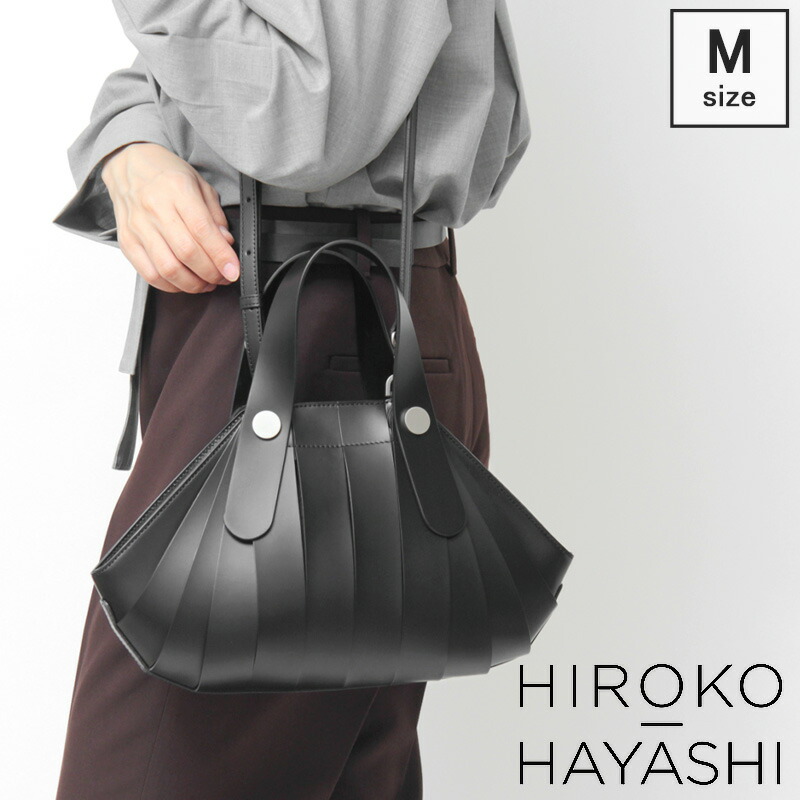 hiroko hayashi バッグ ヒロコハヤシ トートバッグ 2way ハンドバッグ M ミニバッグ 牛革 ブラック 日本製 レディース オッソ ヴィーヴォ OSSO VIVO 709-31151