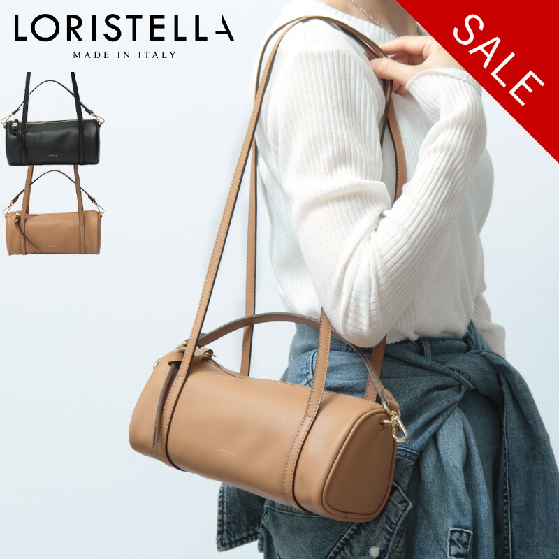 【クーポン】【30%OFF】ロリステッラ バッグ LORISTELLA ボストンバッグ 2way 肩がけ ハンドバッグ イタリア製 本革 レディース MILA 3100 セール 【返品不可】|DANJO バッグ 財布 シューズの通販