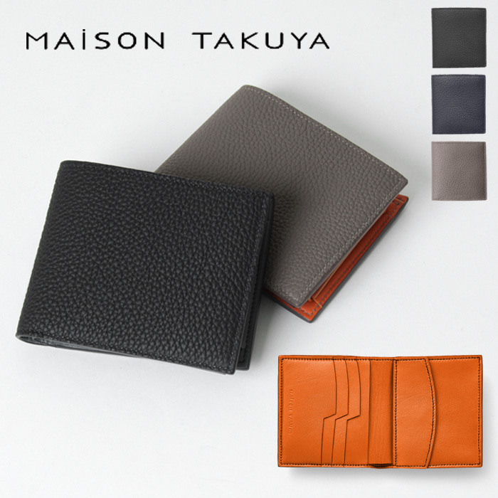 楽天市場】MAISON TAKUYA メゾンタクヤ 財布 二つ折り財布 T5 Wallet 