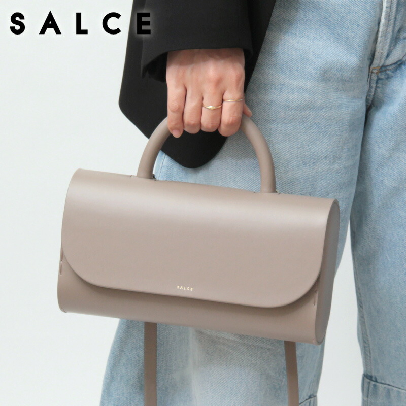 【クーポン】【30％OFF】SALCE サルチェ バッグ ハンドバッグ 2way ワンハンドル ショルダーバッグ イタリア製 レザー 本革 レディース PITUS ONETONE BIG セール 【返品不可】 39,039円