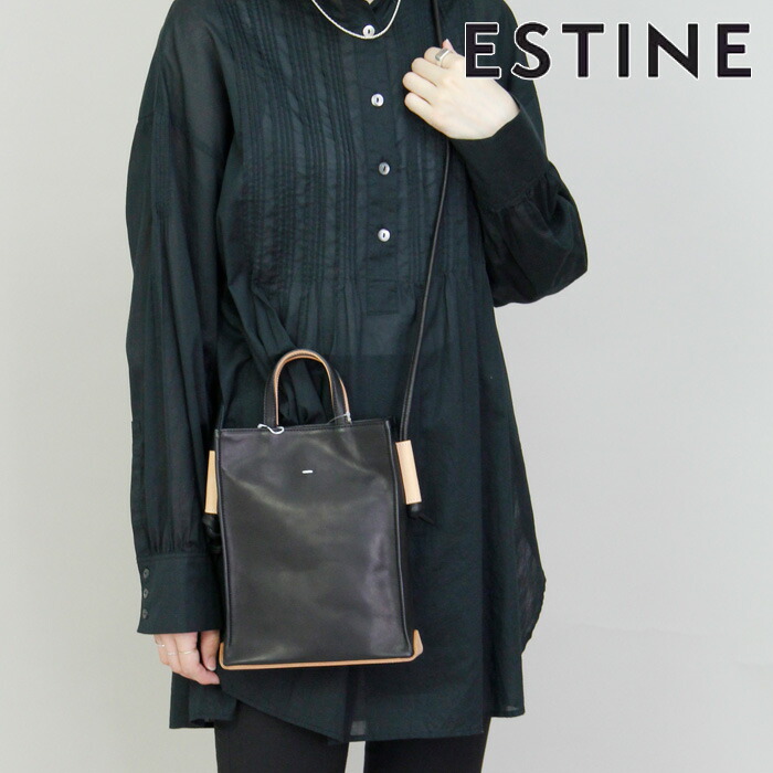 ESTINE エスティーヌ 2WAY レザーリュック ロジカル ヌメ革 ESTINE エスティーヌ 2WAY レザーリュック ロジカル ヌメ革