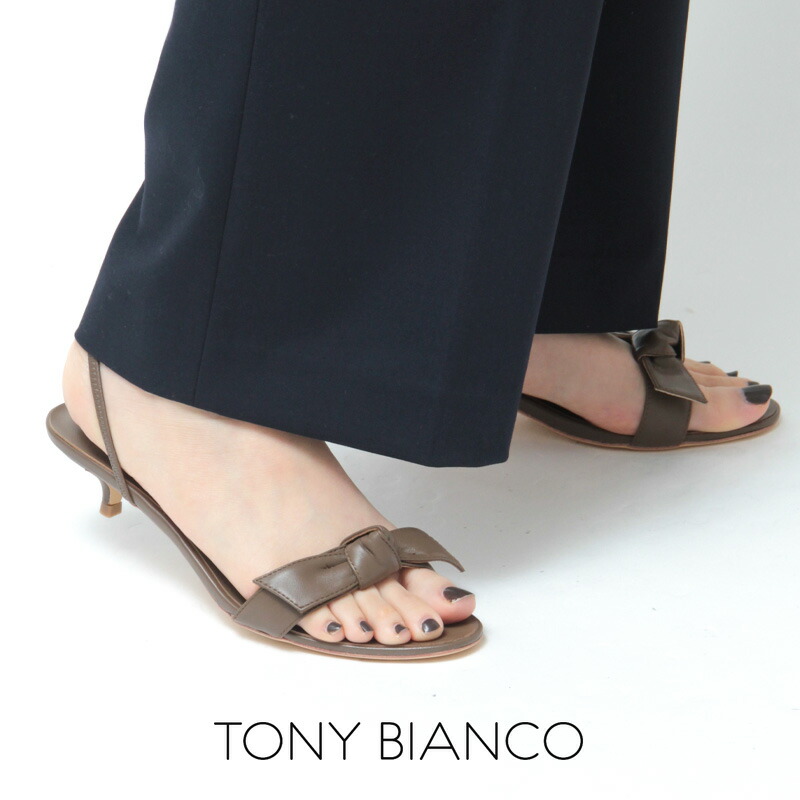 TONY BIANCO トニービアンコ サンダル ミュール ヒールサンダル バックストラップ ミドルヒール レディース BECK ★画像