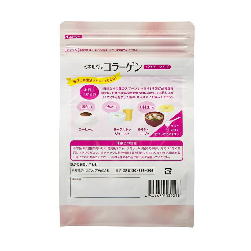 【楽天市場】ミネルヴァコラーゲンパウダー210g×2袋 送料無料♪★スプーン1杯約7gにコラーゲン6000mg♪★ハトムギ・ヒアルロン酸