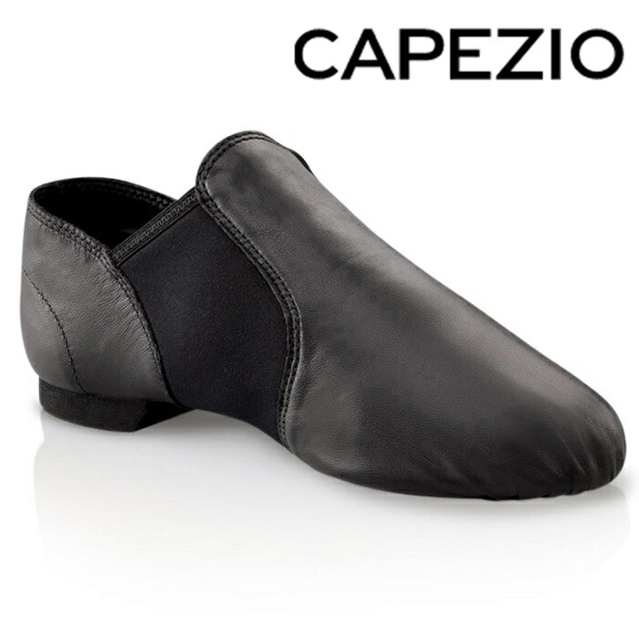貨物輸送無料【EJ2 ズージャーシューズ】CAPEZIO スリップオン スプリットソール ジャズシューズカペジオ E-Series Jazz Slip On 黒いこと ズージャーシューズ CAPEZIO 聴取 テーマパーク 上演社交ダンス ズージャーシューズ 黒
