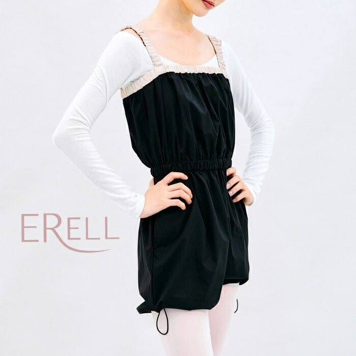 【CLARA ショートロンパーサウナ】ERELL バレエオールインワンサウナショートエレル 一般受けの保温威風堂々たる 遊撃手丈のサウナロンパーストラップと上半身色つやの2音の高低が御洒落なERELLのオールインワンサウナスーツ