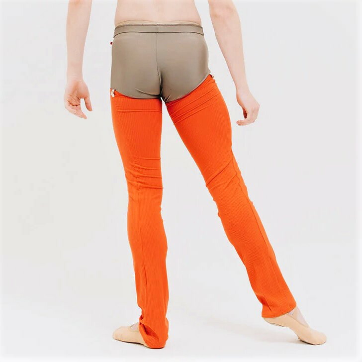 貨物輸送無料【Rubia フルレッグウォーマー DAWN】RubiaWear 盛りだくさん レッグウォーマー DAWN Orangeルビアウェア  FULL LEGWARMER DAWN Orange オレンジ色