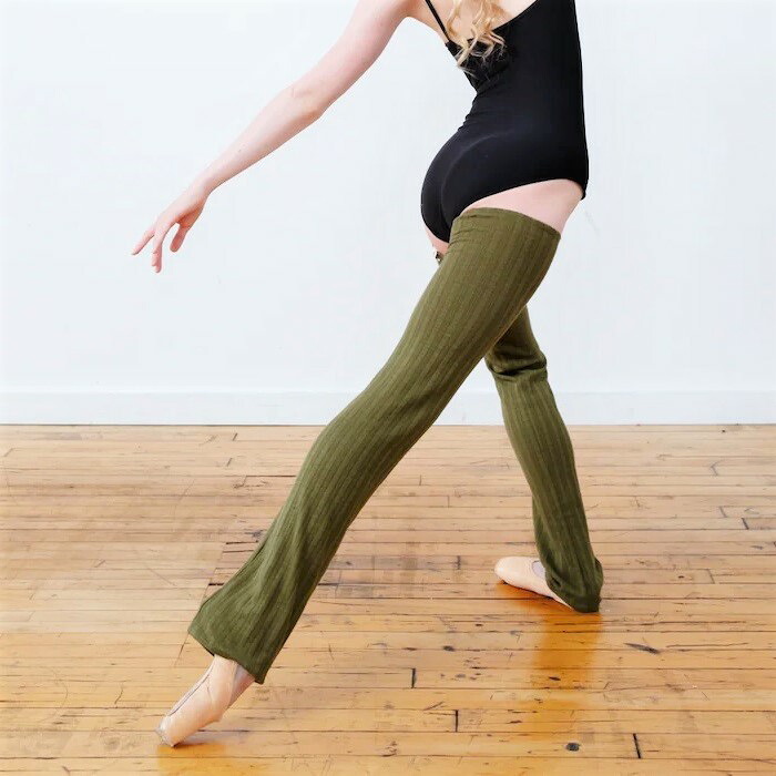 貨物輸送無料【Rubia フルレッグウォーマー CLOVER】RubiaWear 盛りだくさん レッグウォーマー CLOVERルビアウェア  FULL LEGWARMER Olive クローバー