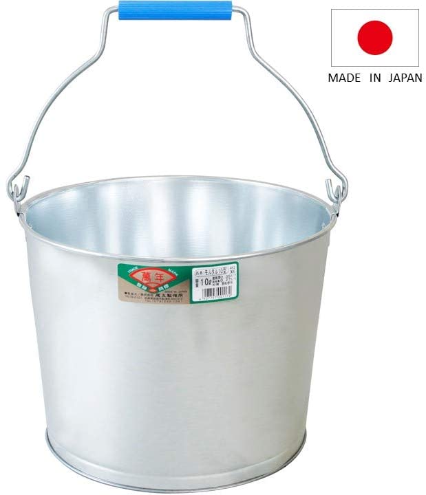 ブリキのバケツ 尾上 バケツ ブリキ ばけつ 工事用 トタンバケツ ブリキバケツ