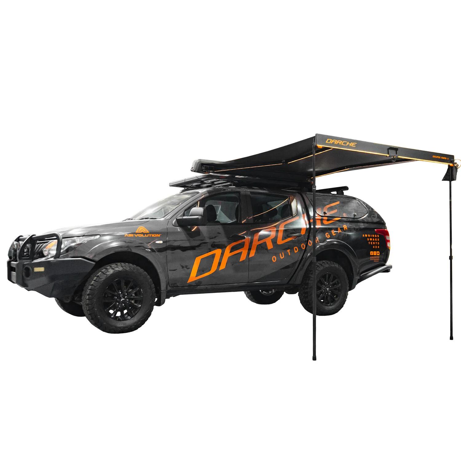 RAPID X　秒で展開、秒で収納　超簡単なオーニング